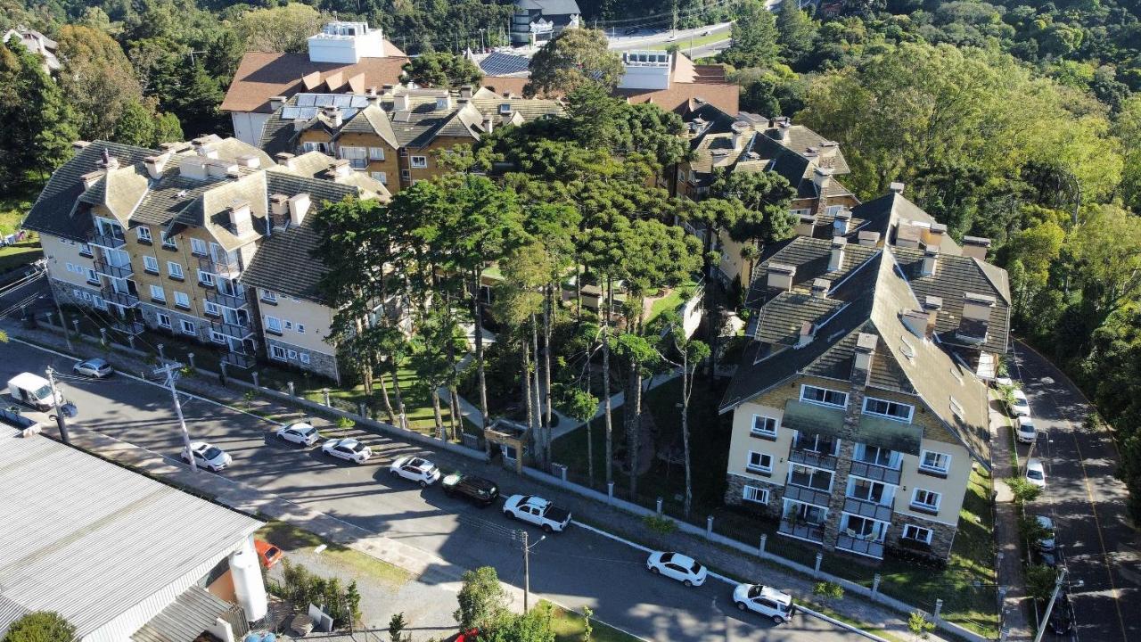 Apartamento Casa De Pedra Com 2 Dormitorios - Luxuoso Com Piscina Em Gramado Exterior foto